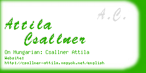 attila csallner business card